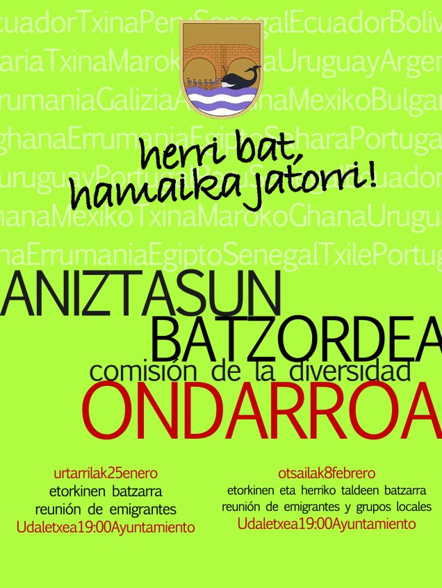 aniztasun batzordea 2013ko urtarrila