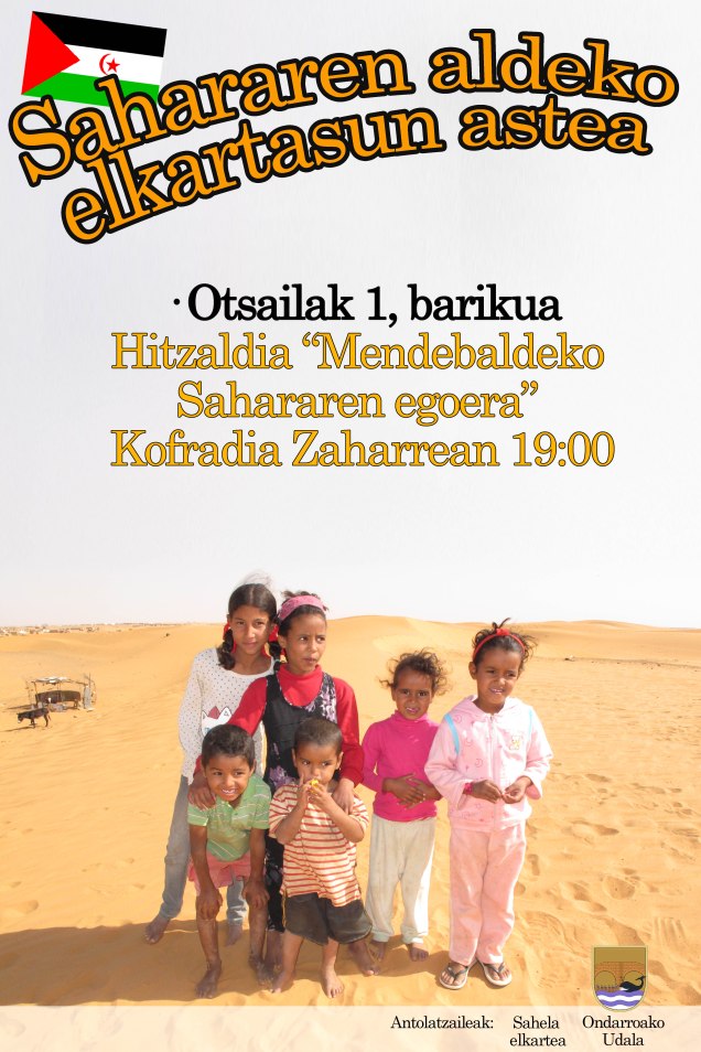 sahara 2013 hitzaldia