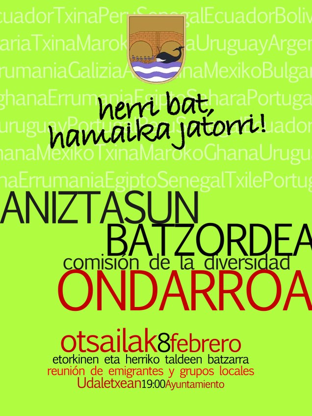 aniztasun batzordea 2013ko urtarrila