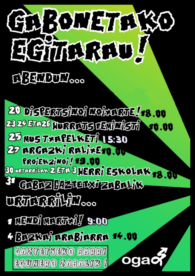 gabonetako egitarau (2)