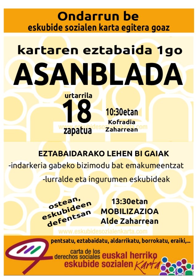 Ondarroa karta eztabaida 1go ASANBLADA