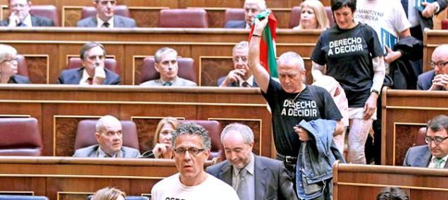 derecho-a-decidir amaiur espainiako kongresuan