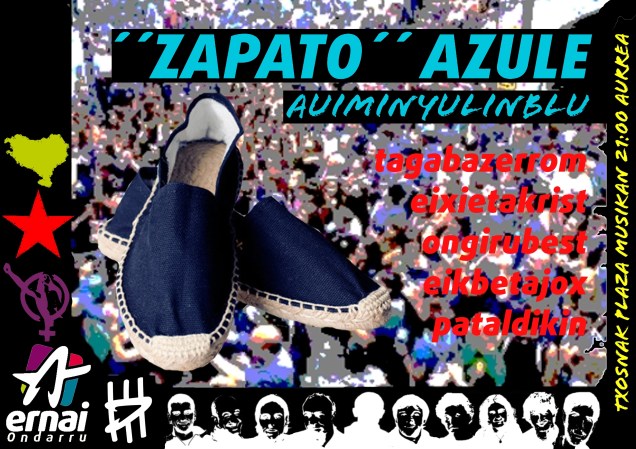 zapato azule ernai
