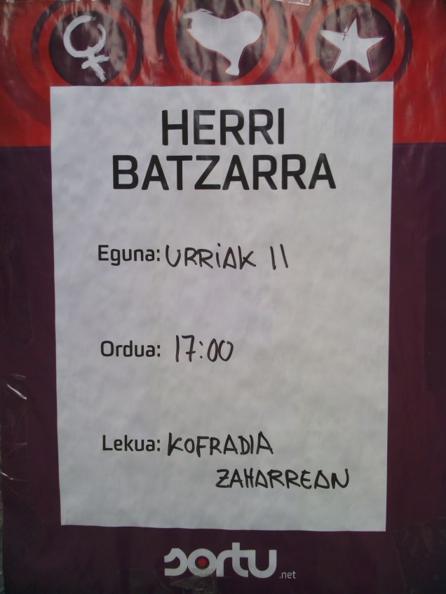 SORTUko herri batzarra 2014-10-11