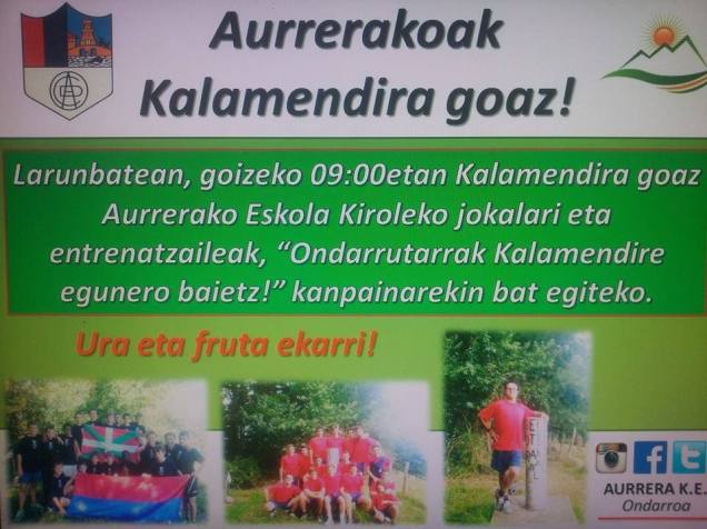 zapatun kalamendire duz aurreeakuk