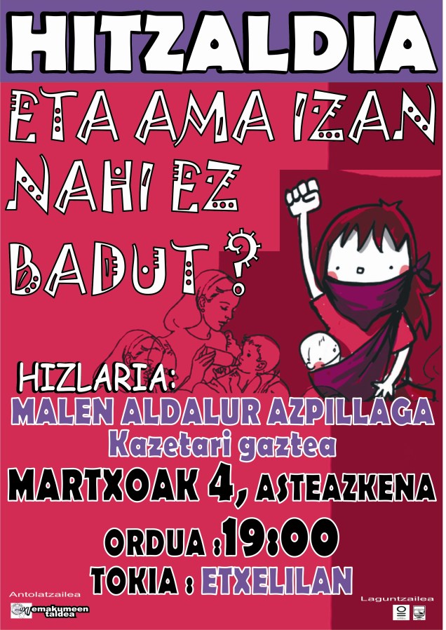 hitzaldixe 2015-03-04 eta ama ez badot nahi ixan UXU