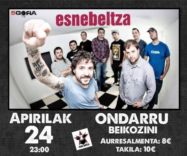 apirilak 24 esne beltza beikozinin