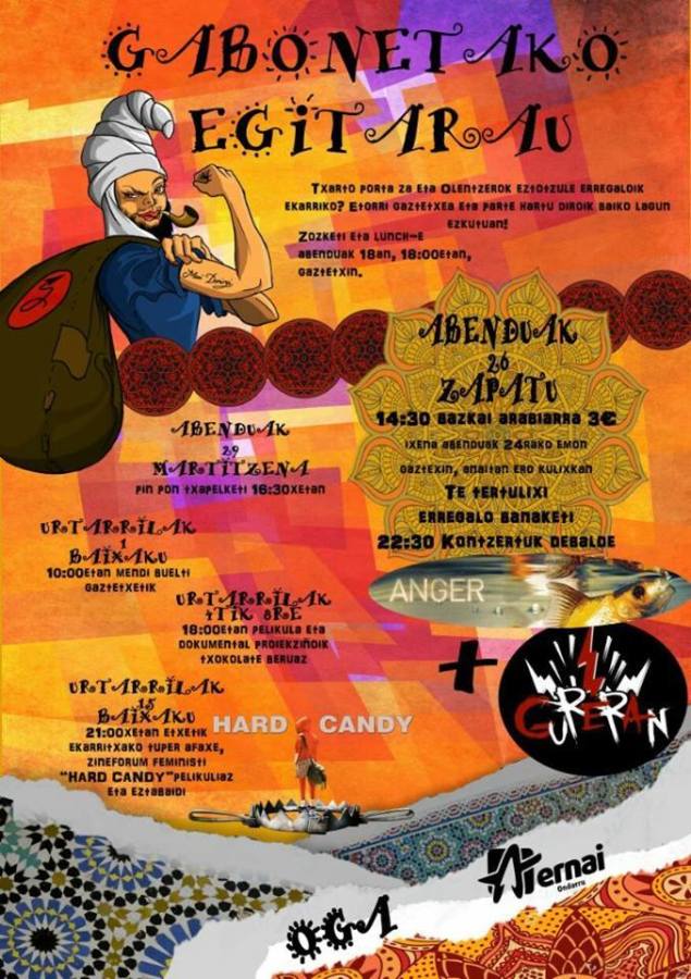 2015ko gaztetxeko gabonetako egitarau