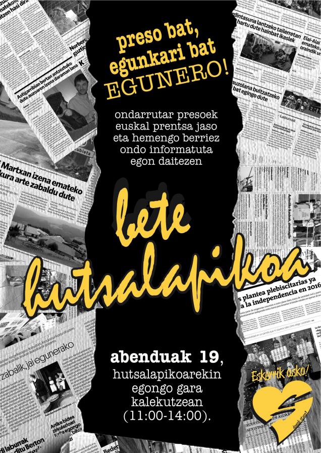 preso bat egunkari bat