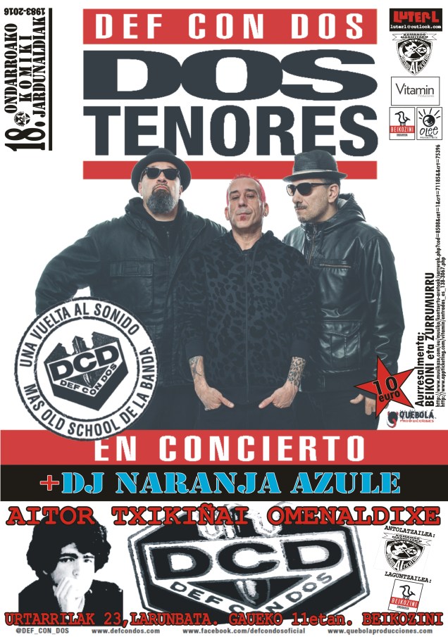 DEFCONDOS kartela urtarrilak 23