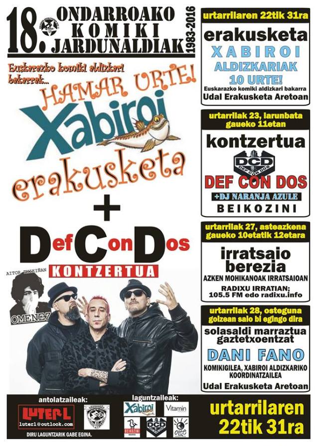 Ondarruko18. komiki jardunaldixak