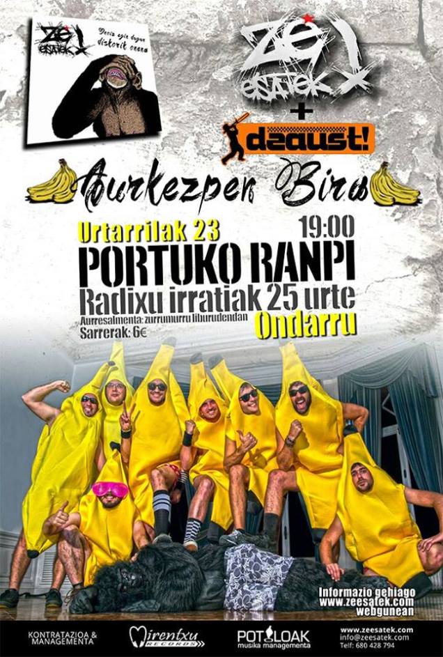 ze esatek urtarrillak 23 portuko ranpan