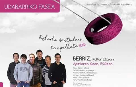 bertsolaxak BERRIZen 2016-04-10