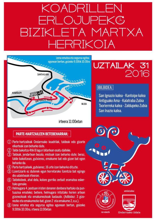 2015ko kuadrillan erlojupeko bizikleta martxa