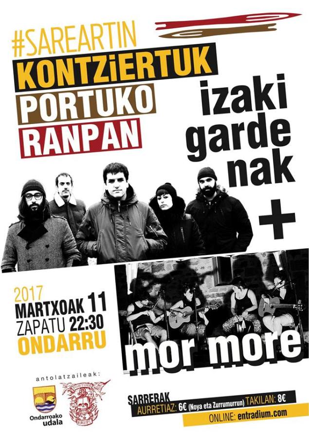 kontzertu martxoak 11 portuko ranpan