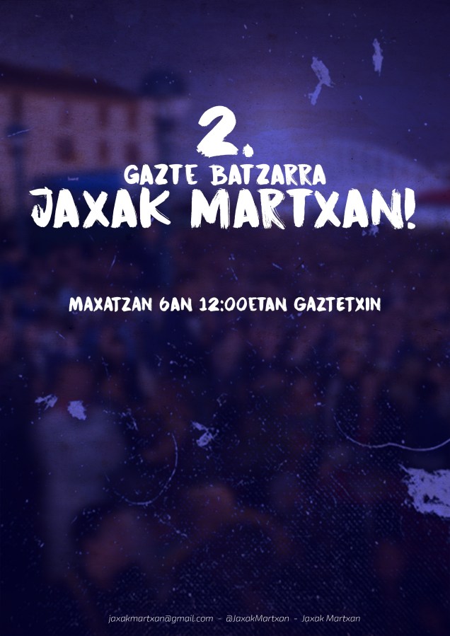 2. batzarra JAXAK martxan