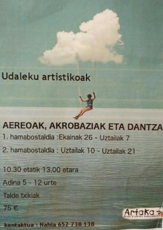 udaleku artistikuk
