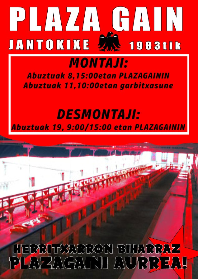 PLZAGAINI MONTAJE DESMONTAJE ALDATUTE