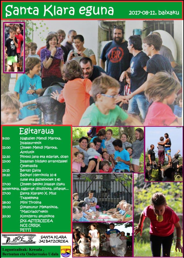 SANTA KLARA egune 2017