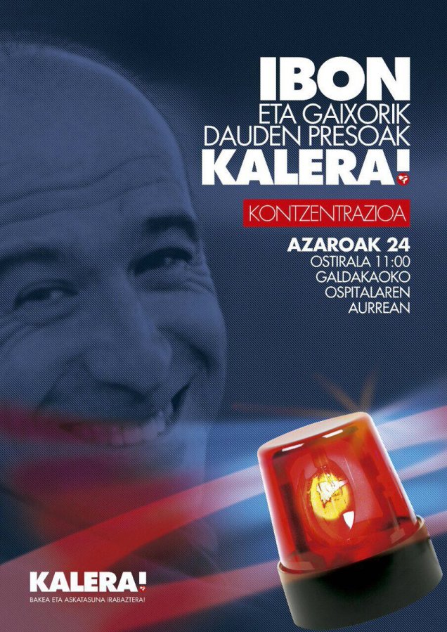 Azaruk 24an Galdakaoko ospitxalin IBON ETXEA