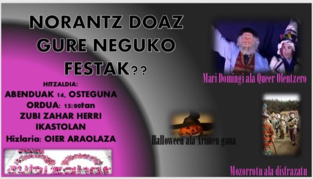 abendun 14 hitzaldixe olentzero