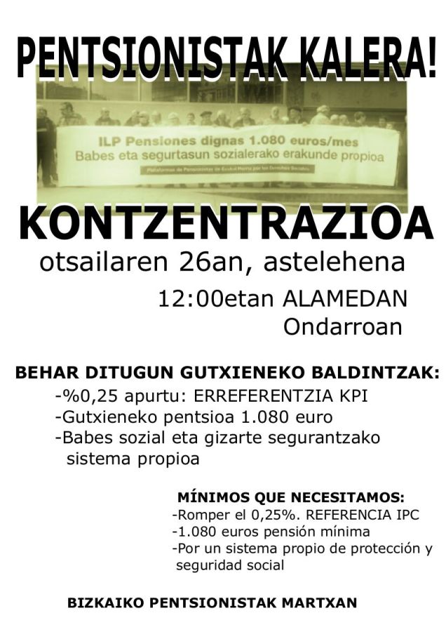 otsailak 26 konzentri Pentsionistak