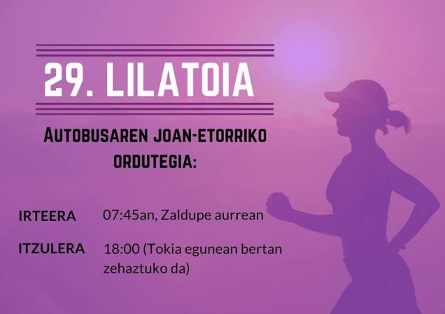 29 lilatoirako autobuse