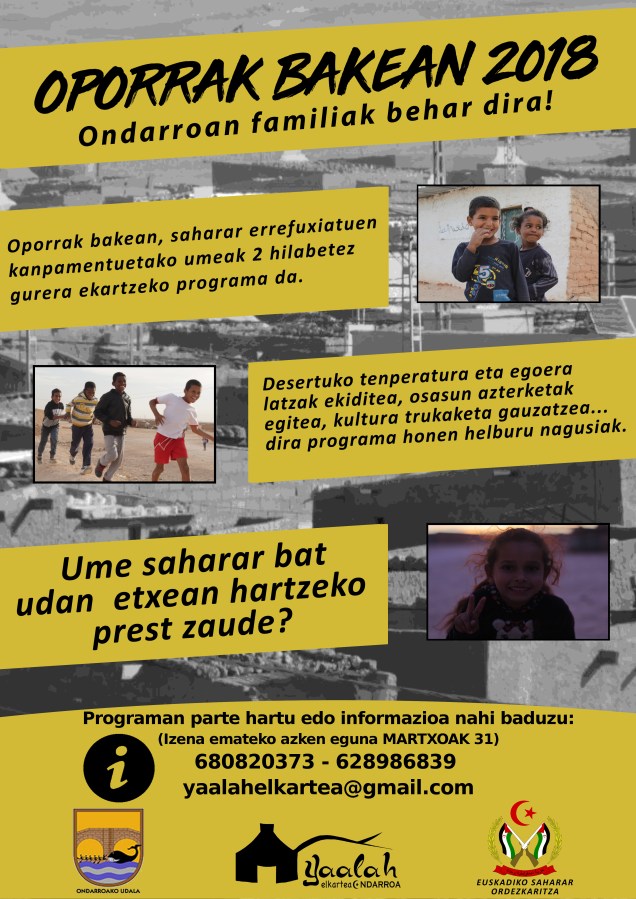 oporrak bakean 2018
