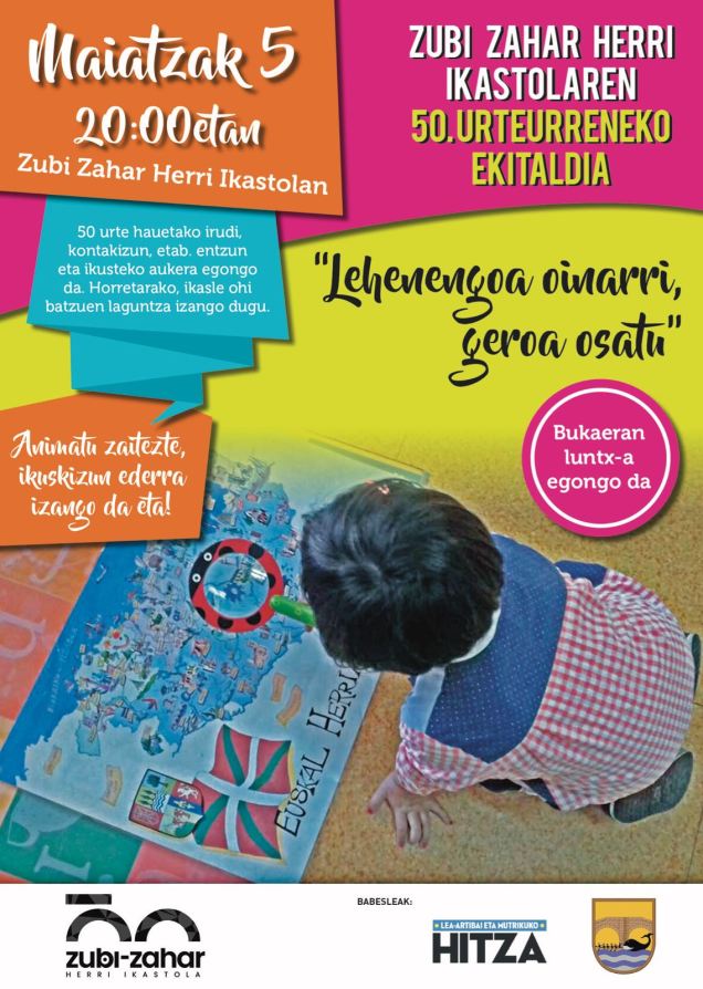 maiatzak 5 ZUBI-ZAHAR ikastolin ekimena