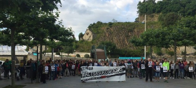 2018-06-06 ALTSASUkukin bat elkarretaratzi Alamedan