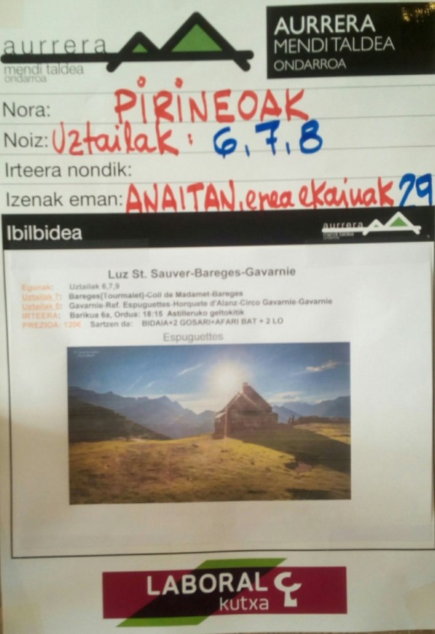 AURRERA mendi irteeri 2017-07