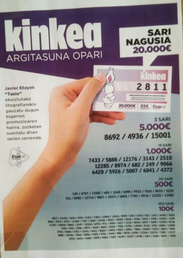 KINKEAN irabazlin zenbakixak