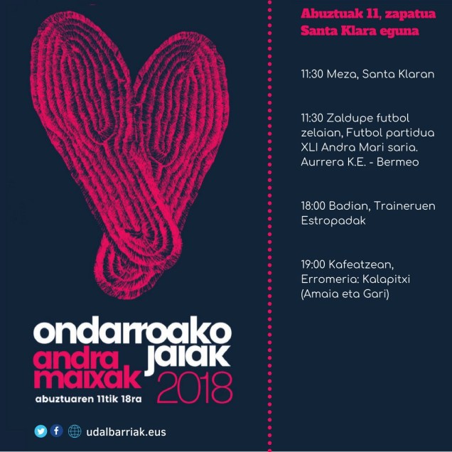 Abuztuk 11ko egitarau