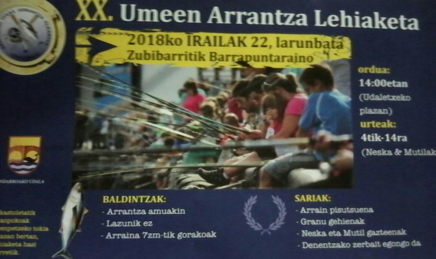 umin arrantza lehiaketi