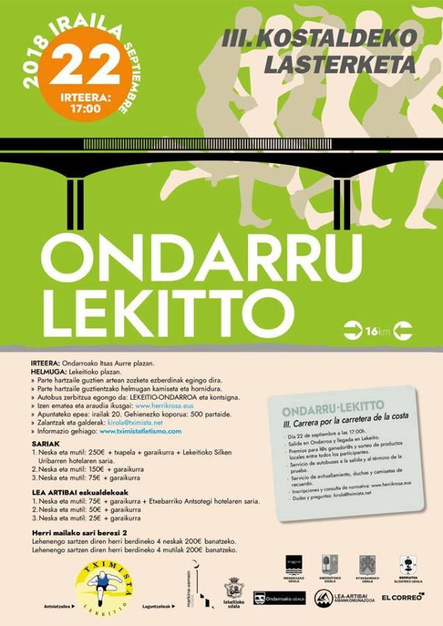 3, kostaldeko lasterketi