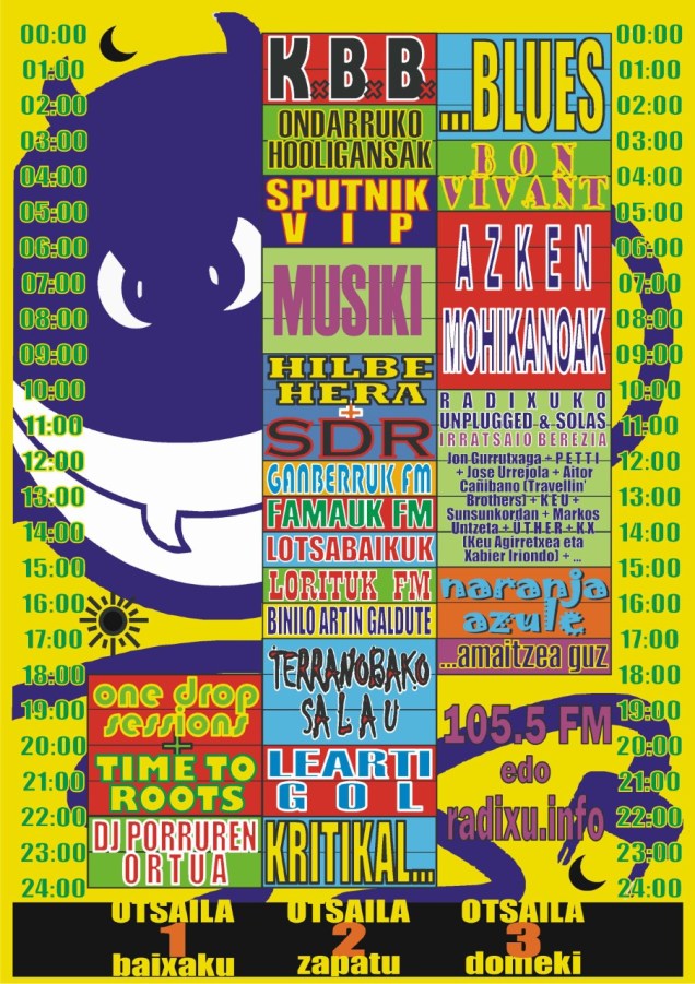 radixu irratia 28. urteurrena programaziñoi