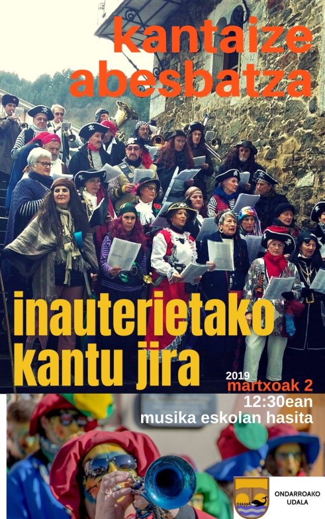 iñauterixetako kantu jira