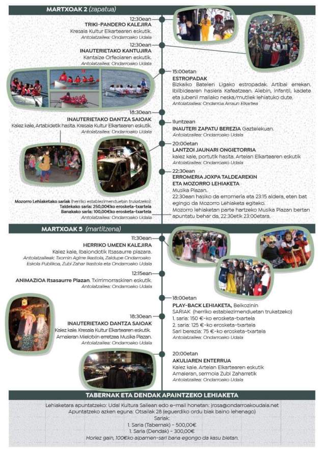 iñautexetako egitarau