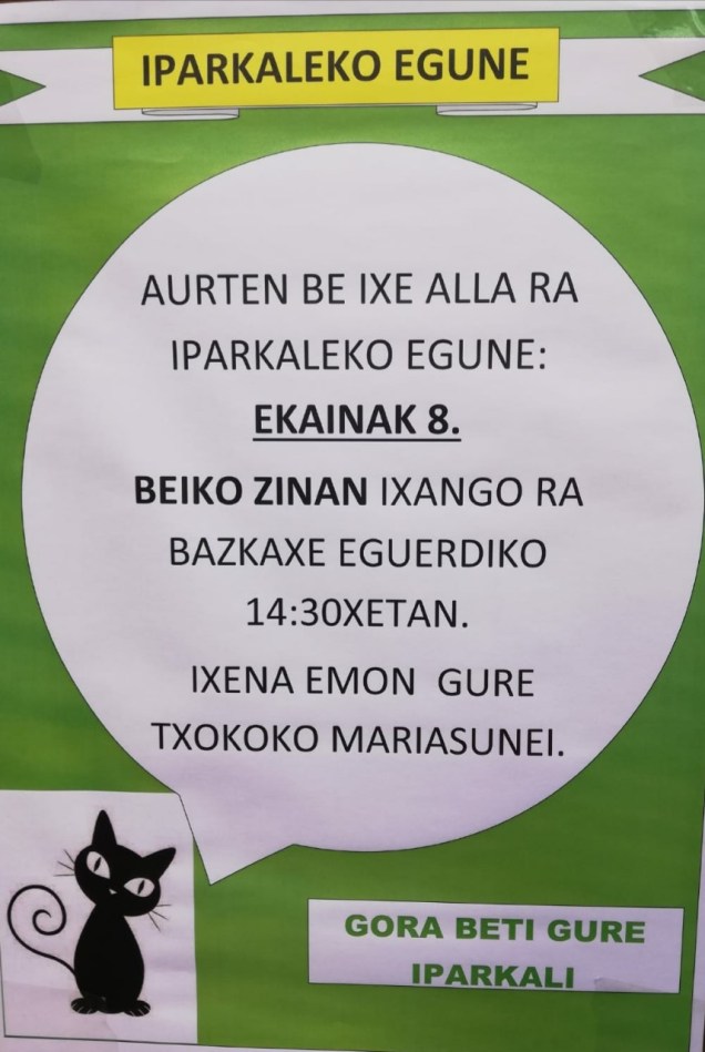 IPARKALEko egune 2019