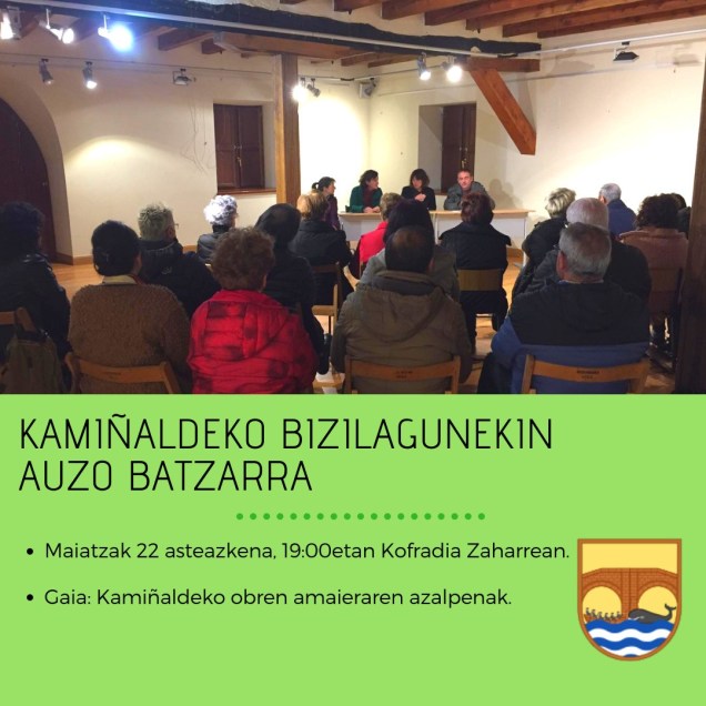 kamiñaldeko auzo batzarra 2019-05-22
