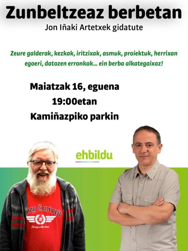 ZUNBELTZ Kamiñazpin maiatzak 16 eguena