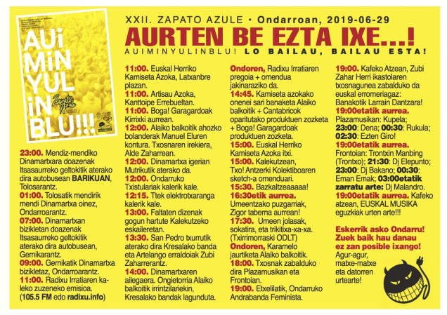 2019ko zapato azulin be ezta ixe