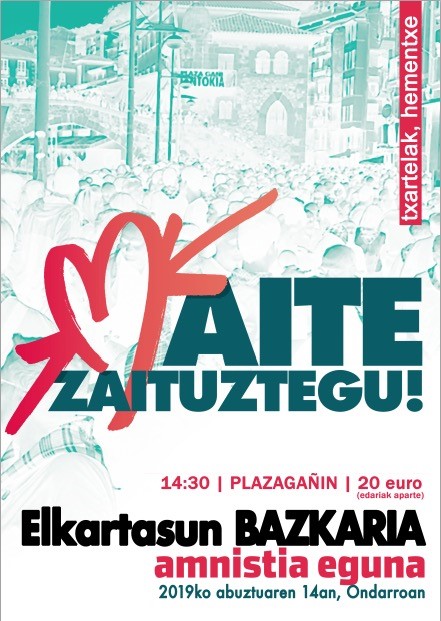 AMNISTI eguneko bazkaxe 2019