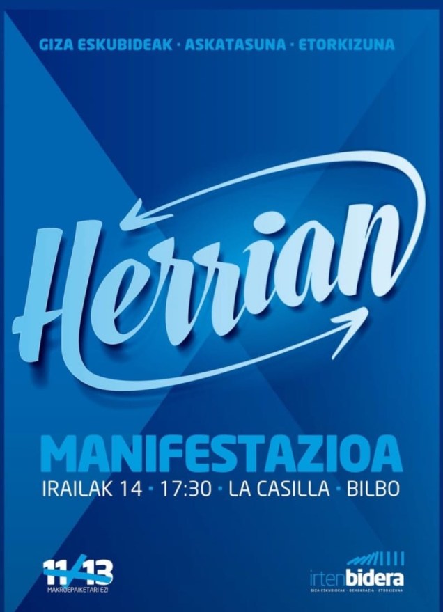 2019ko irailak 14 manifi bilbon