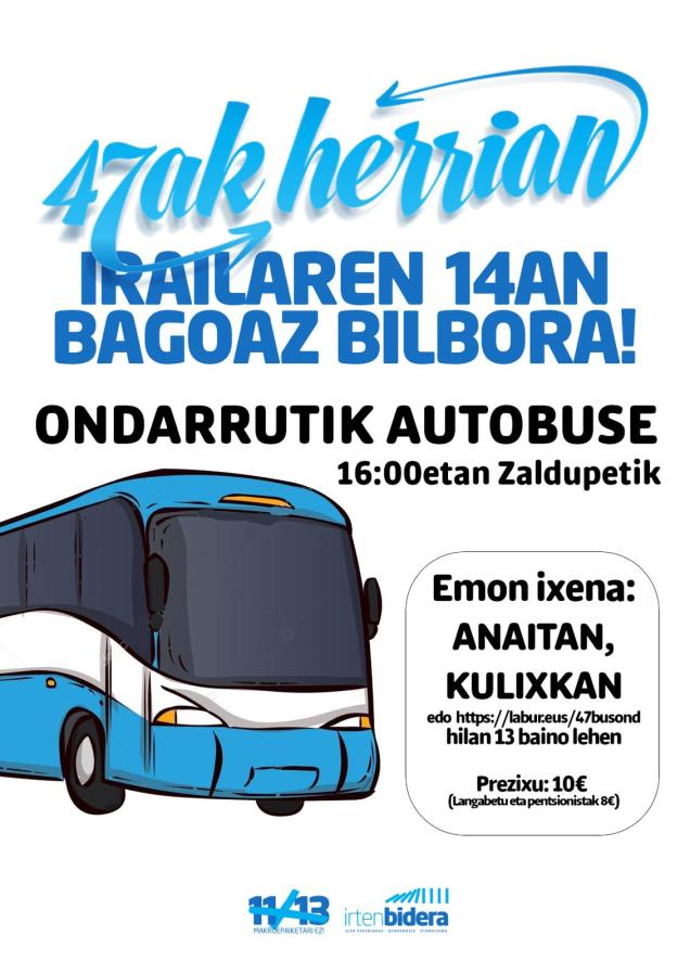 Irailan 14 bilboa guz