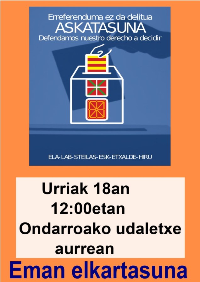 2019-10-18 konzentri katalunyan alde