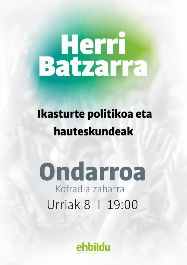 EH Bilduko herri batzarrra 2019-10-08