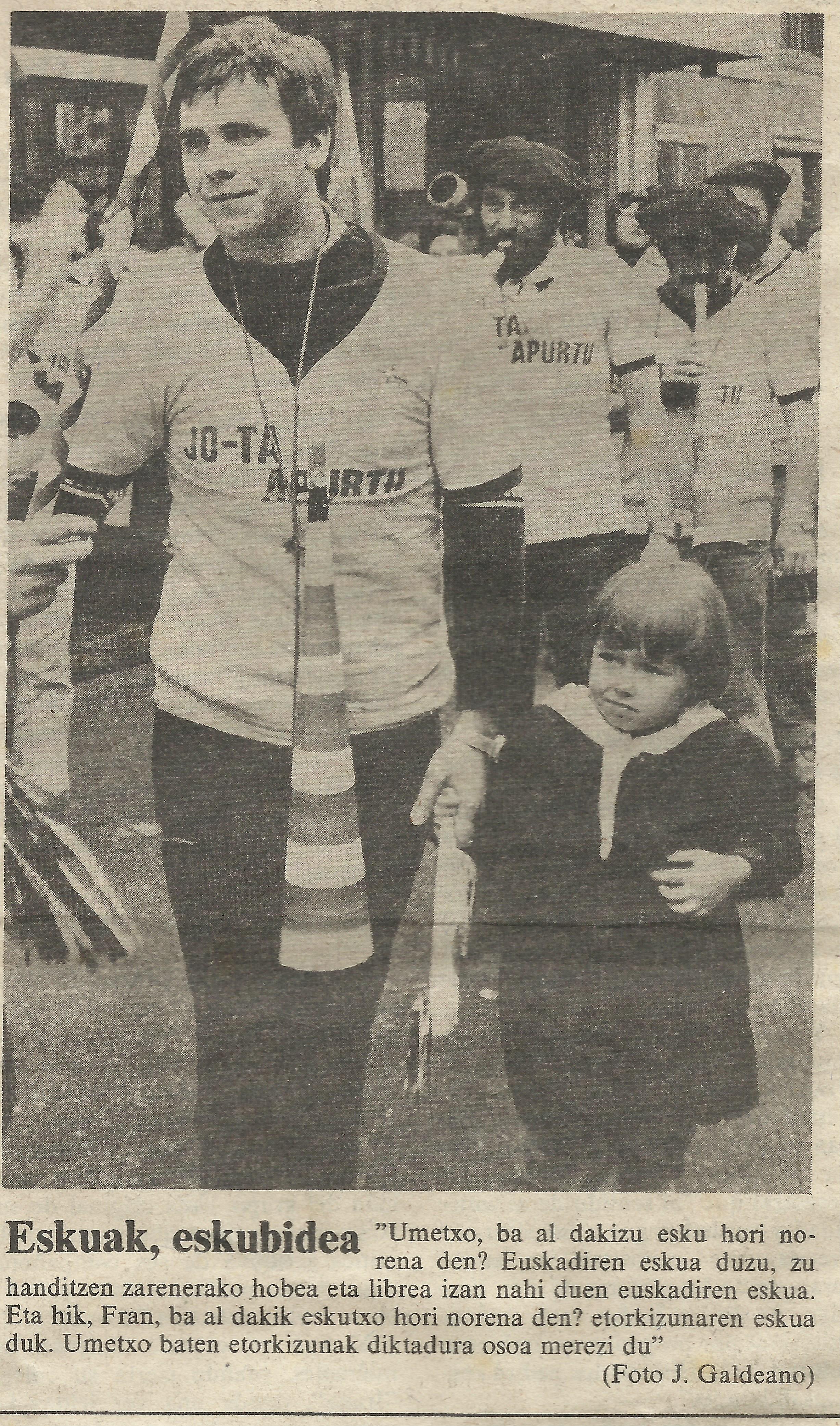 FRAN 1977 askatsune lortute EGIN Egunkarixan