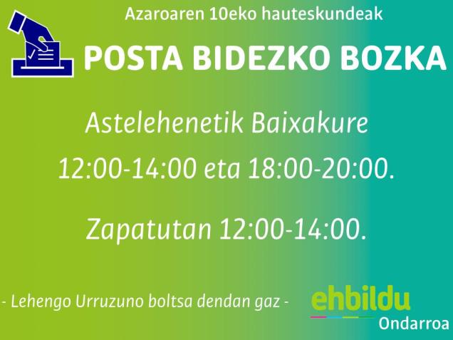posta bidezko botu 2019-10-05