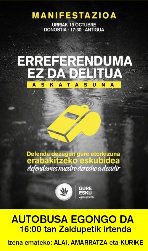 urriak 19 manifi donostin